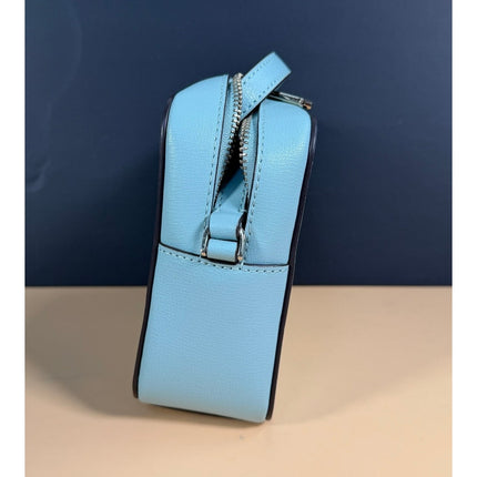 Kate Spade New York Harper Turquoise Aqua Pool Leather Crossbody Shoulder Bag