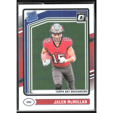 Jalen McMillan 2024 Donruss Optic #239 RC Tampa Bay Buccaneers