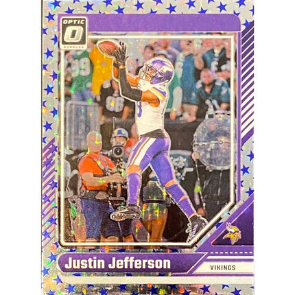 Justin Jefferson 2024 Donruss Optic Stars #130 Minnesota Vikings