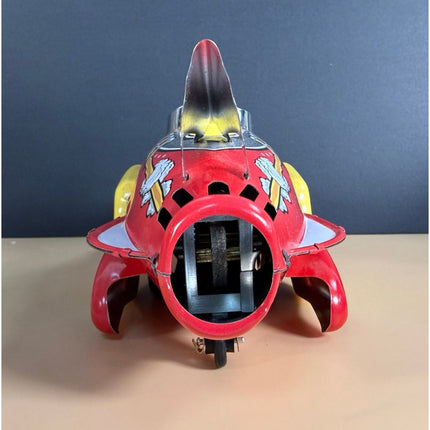 Flash Gordon Schylling Sparkling Rocket Fighter Ship Tin Toy 12" with Box