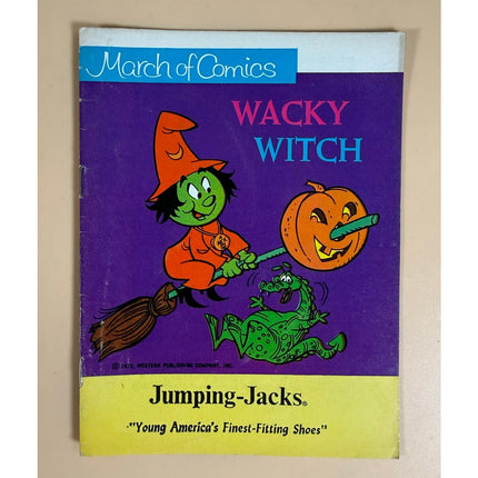 March of Comics #374 Wacky Witch Western Publishing Vintage Comic VG/F