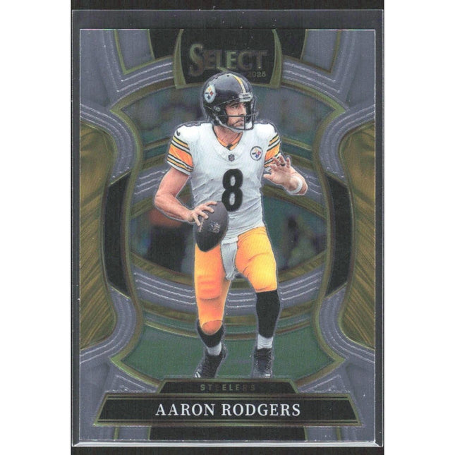 Aaron Rodgers 2025 Panini Select #51 Pittsburgh Steelers