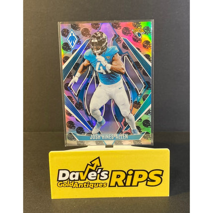 Josh Hines-Allen 2024 Panini Phoenix #88 Teal Helmets Parallel Jaguars