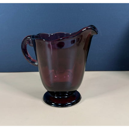 Fenton 2007 Aubergine Mary Gregory Fore Golf Pitcher Hand Painted Original Box