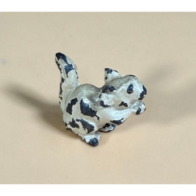 Vintage Hubley Cast Iron Squirrel Paperweight HTG Original Paint
