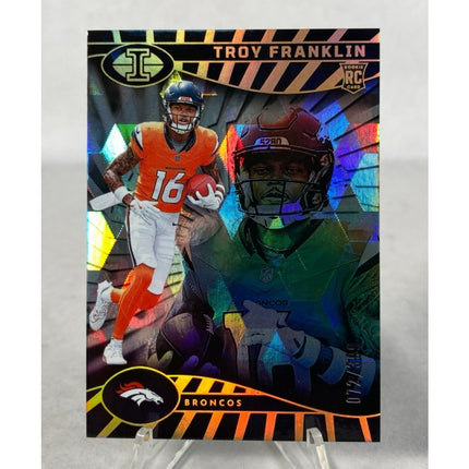 2024 Panini Illusions Troy Franklin RC #072/399 Rookie Parallel Broncos #24