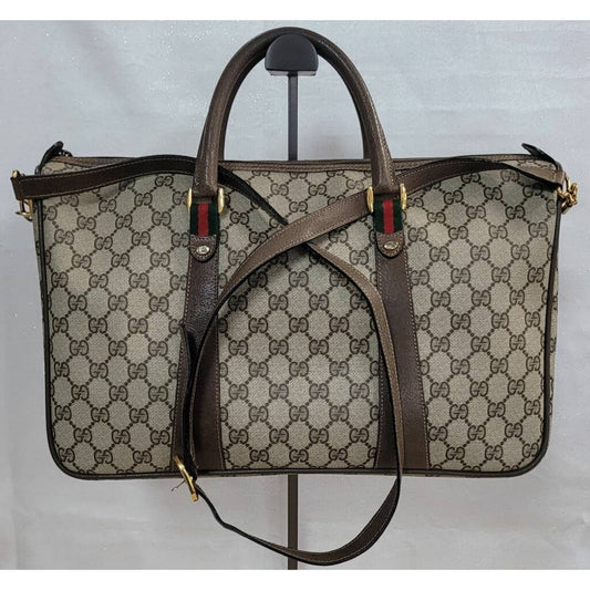 Gucci GG Supreme Canvas Boston Monogram Tote Bag / MSRP $1400