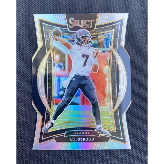 C.J. Stroud 2024 Select 42 Texans Diecut Concourse