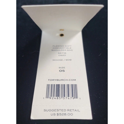 Authentic Tory Burch Moose 909 Fleming Large Convertible Bag $525 MSRP