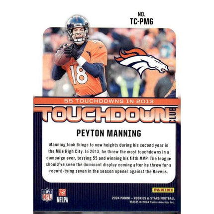 Peyton Manning 2024 Panini Rookies & Stars Touchdown Club #TC-PMG Denver Broncos