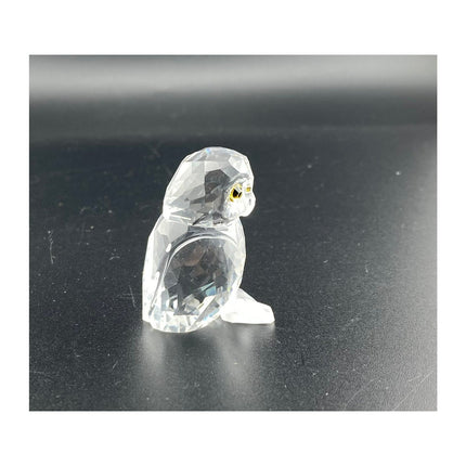2009 Swarovski Crystal Small Owl Figurine #100319 Original Container Collectible