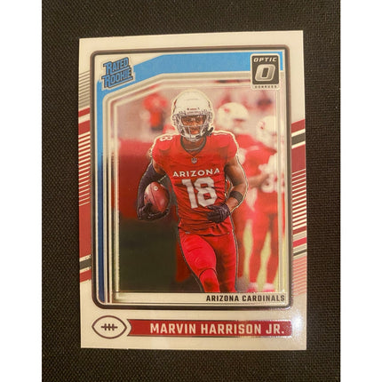 Marvin Harrison Jr. 2024 Donruss Optic #276 Rookie Card Rated Rookie Cardinals