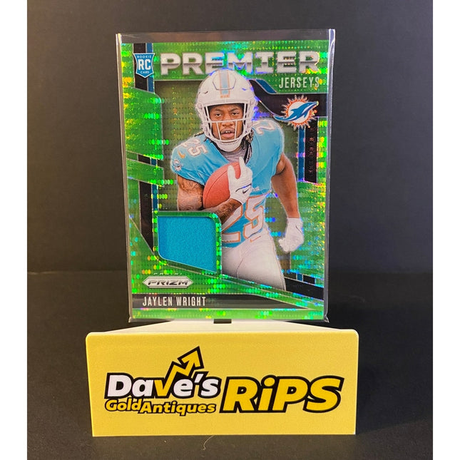 2024 Panini Prizm Jaylen Wright RC #PJ-JWT Rookie Memorabilia Patch Dolphins