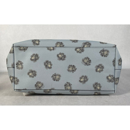 Coach Taylor Shoulder Tote Rose-Strewn Silver/Sky E1832-32310 NWT MSRP $195