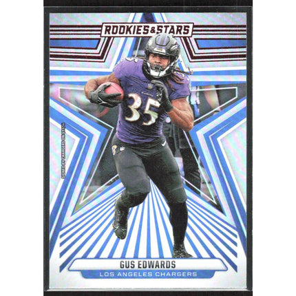 Gus Edwards 2024 Panini Rookies & Stars #55 Los Angeles Chargers