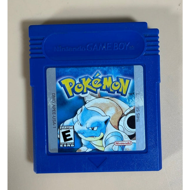 Pokemon Blue Version Nintendo Game Boy Game Cartridge
