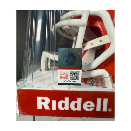 Travis Etienne 2018 Clemson Mini Helmet Natl Champs Beckett Authenticated