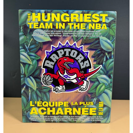 1995 Kellogg’s Rice Krispies Toronto Raptors Commemorative Pack