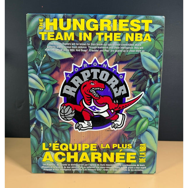 1995 Kellogg’s Rice Krispies Toronto Raptors Commemorative Pack