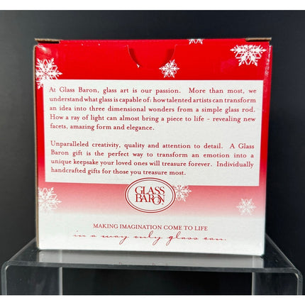 Glass Baron Handpainted Angel Ornament w/ 22k Gold Original Box Collectible