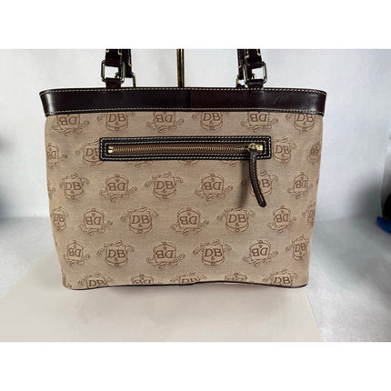 Dooney & Bourke DL57C East–West Shoulder Bag – Jacquard Monogram Canvas