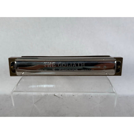 VTG M. Hohner “The Up to Date Goliath” Harmonica #453 w/ Original Box Germany