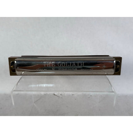 VTG M. Hohner “The Up to Date Goliath” Harmonica #453 w/ Original Box Germany