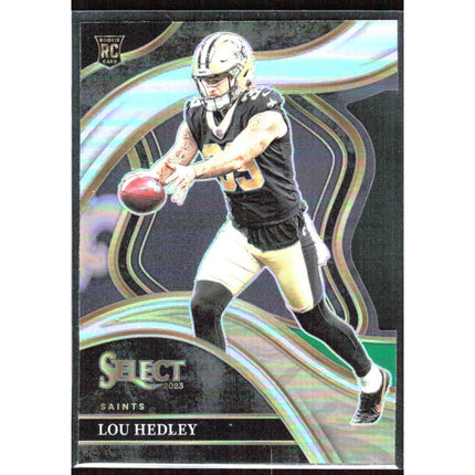 Lou Hedley 2023 Panini Select Red and Blue Prizms Die Cuts #240 Saints