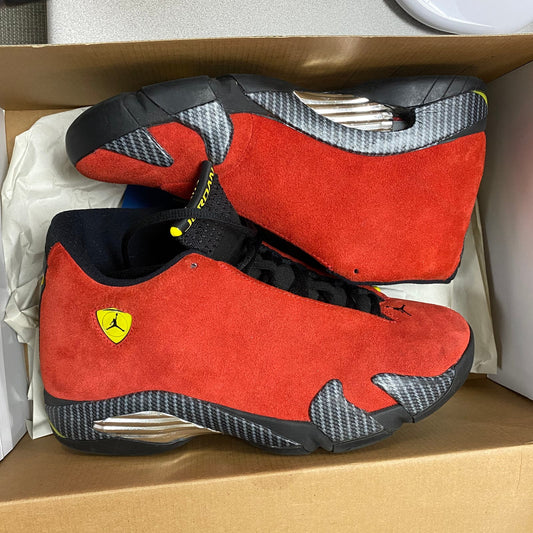 2014 Nike Air Jordan 14 Retro "Ferrari" Box 8.5 Pre-Owned