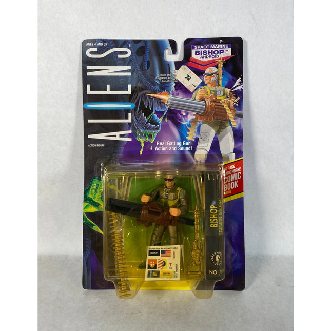 Kenner 1992 Aliens Space Marine Bishop Android 5" Action Figure – NOC