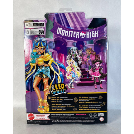 Monster High Cleo De Nile 12.7" Fashion Doll w/ Pet Hissette & Accessories NISB