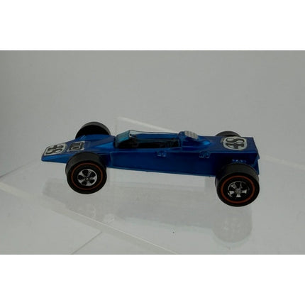 Hot Wheels Redline Lotus Turbine 1969 USA Blue Diecast Original Owner