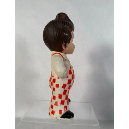 Vintage 1973 Bob’s Big Boy Vinyl Rubber Coin Bank 9" Figure Piggy Bank Doll