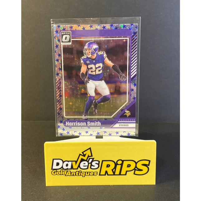 Harrison Smith 2024 Donruss Optic #132 Blue Stars Parallel Vikings