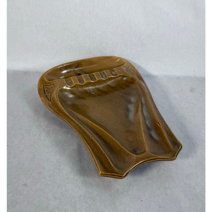 Vintage McCoy Pottery Brown Ashtray