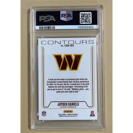 2024 Panini Phoenix Contours Hyper RC Jayden Daniels #CON-JDS PSA 10