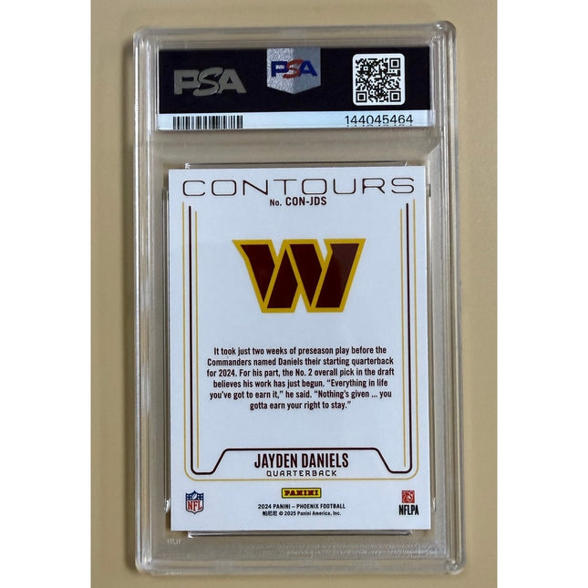 2024 Panini Phoenix Contours Hyper RC Jayden Daniels #CON-JDS PSA 10