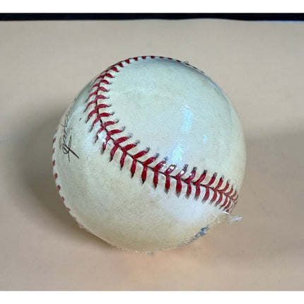 Phil Rizzuto Signed Rawlings Official American League Baseball 1990s No COAc