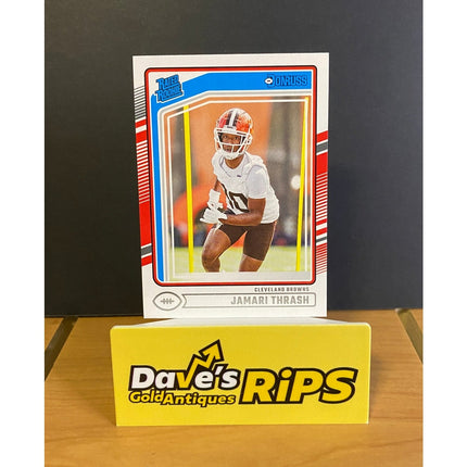 Jamari Thrash 2024 Donruss #376 Rated Rookie RC Card Cleveland Browns