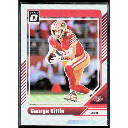 George Kittle 2024 Donruss Optic #174 San Francisco 49ers