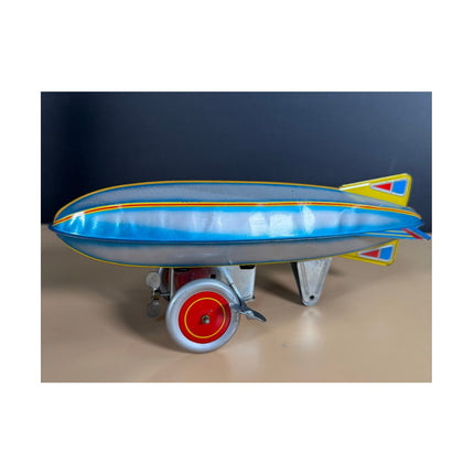 Schylling Graf Zeppelin Blimp 9.5" Made in Korea Working Wind-Up Toy