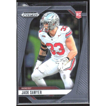 Jack Sawyer 2025 Panini Prizm Draft Picks #80 Ohio State Buckeyes