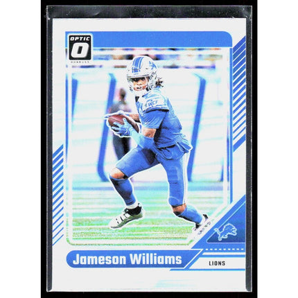 Jameson Williams 2024 Donruss Optic #67 Detroit Lions