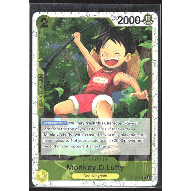 Monkey.D.Luffy Premium Booster -The Best- Vol. 2 #ST13-014 Common