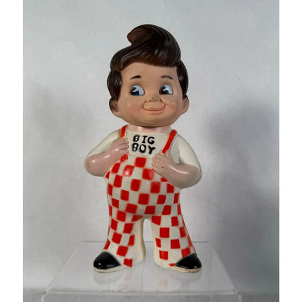 Vintage 1973 Bob’s Big Boy Vinyl Rubber Coin Bank 9" Figure Piggy Bank Doll