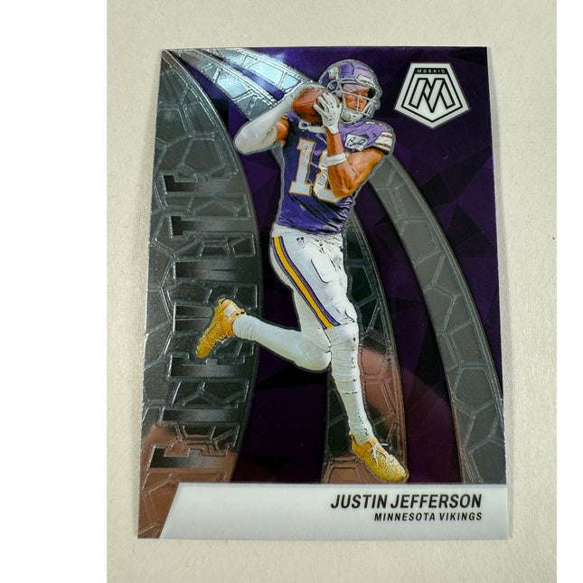 2024 Panini Mosaic Justin Jefferson Elevate #12 Insert Vikings