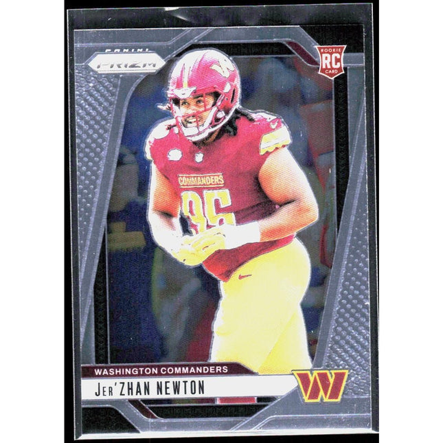 Jer'Zhan Newton 2024 Panini Prizm #351 RC Washington Commanders