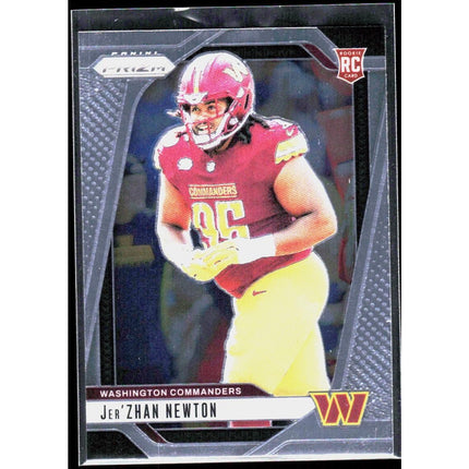 Jer'Zhan Newton 2024 Panini Prizm #351 RC Washington Commanders