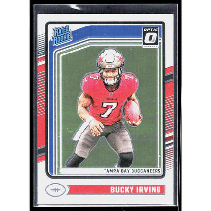 Bucky Irving 2024 Donruss Optic #216 RC Tampa Bay Buccaneers