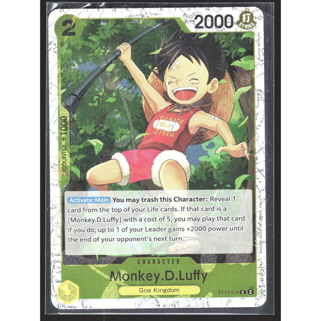 Monkey.D.Luffy (014) Ultra Deck: The Three Brothers #ST13-014 Common
